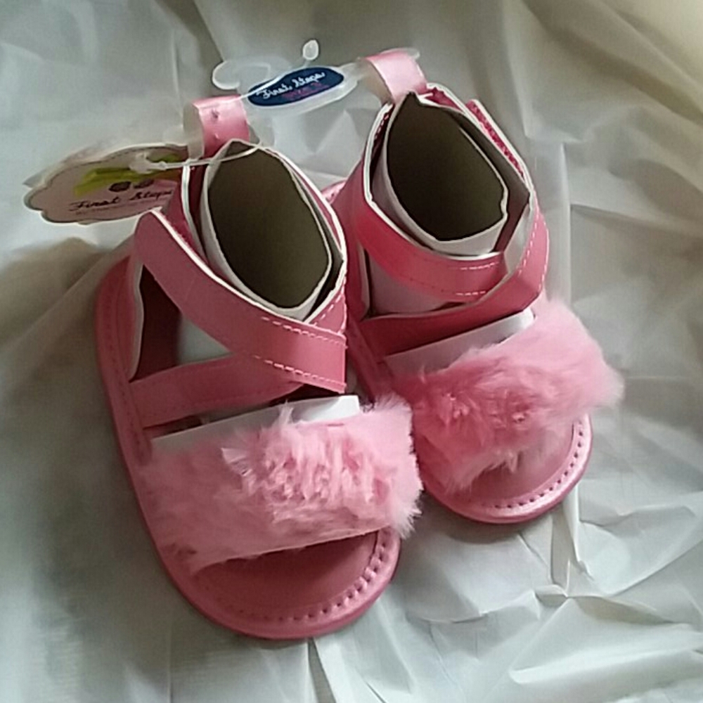 First steps by stepping stones baby shoes nwt